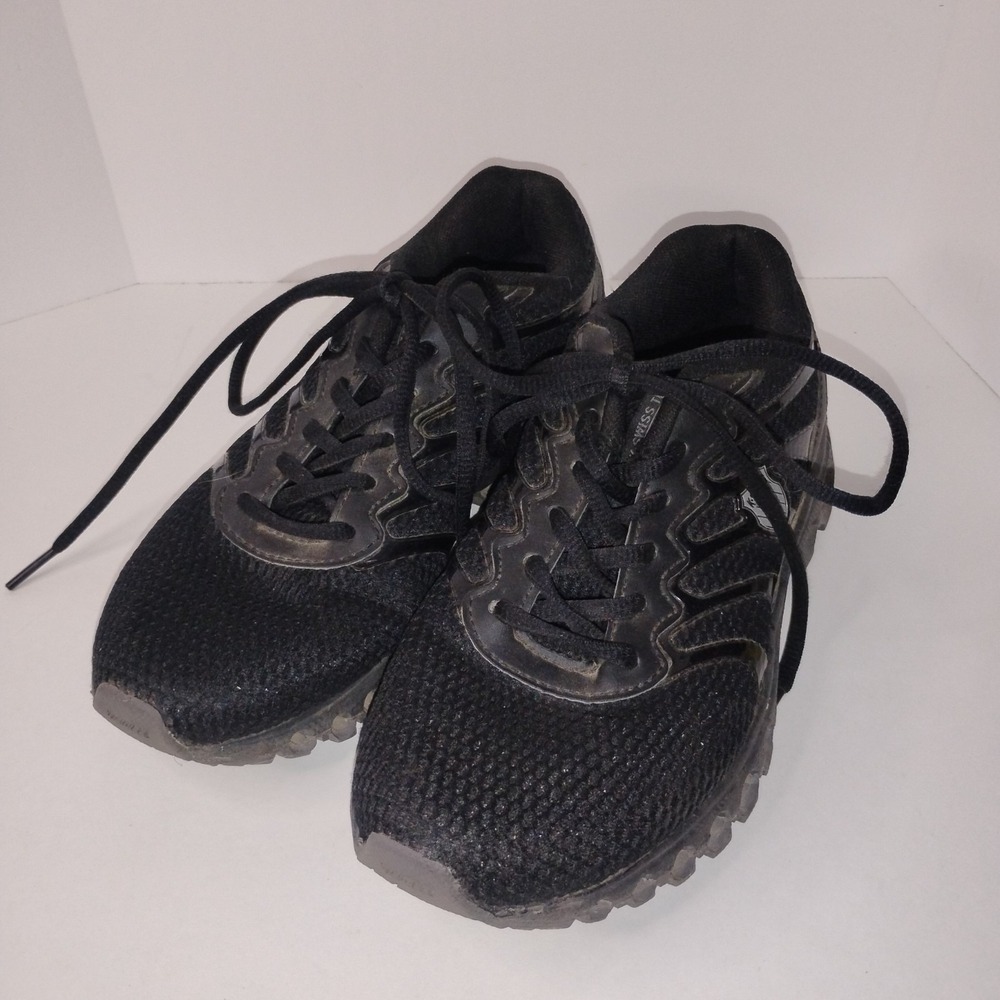 K-Swiss‎ Tubes Shoes Womens Size 6 Black Running Athletic